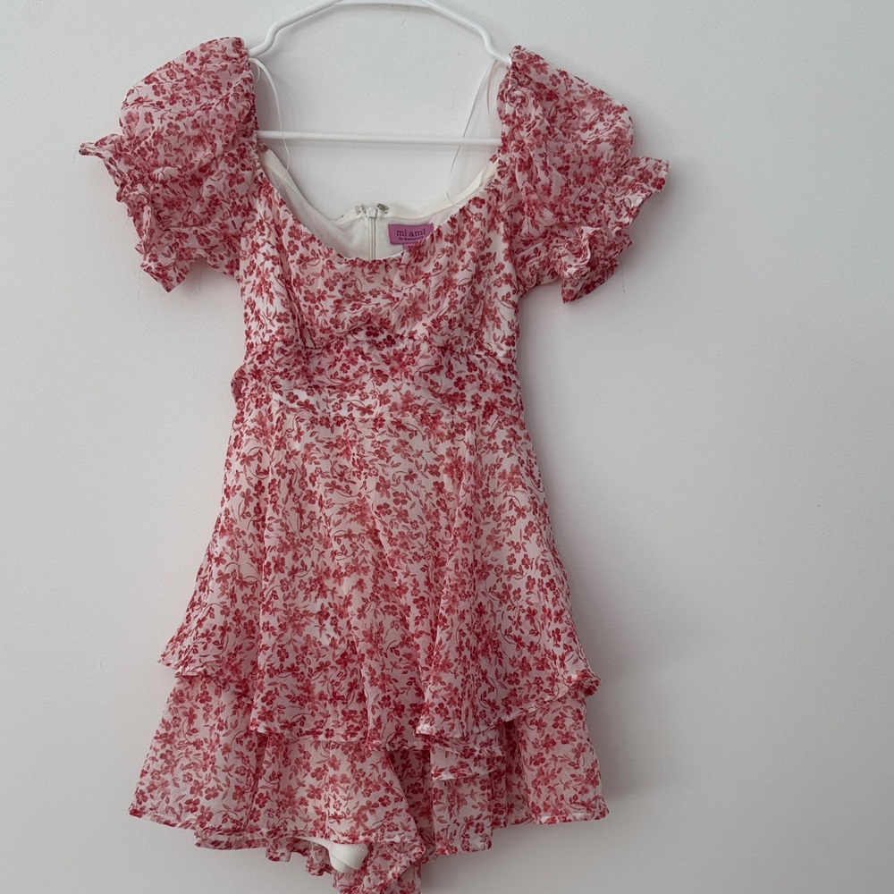 Miami Pink Floral Kids Dress